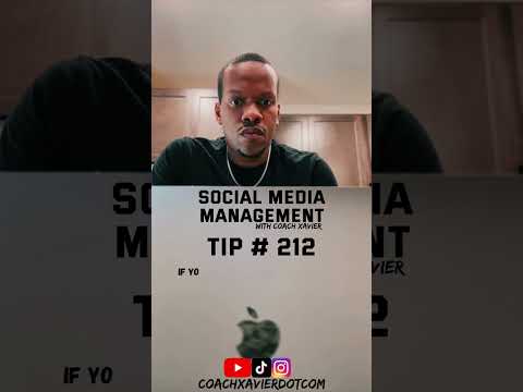 TIP #212  - Answer Your Direct Messages - Social Media Management with Coach Xavier