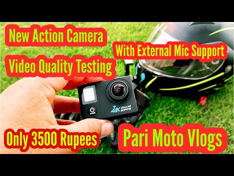 Cheep Action Camera With External Mic Support