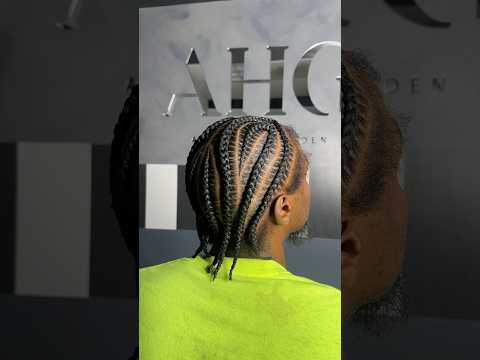 Men’s Braids 💚#cornrows #menshair #mensbraids #menshairstyle #stitchbraids #hairstyle #haircut