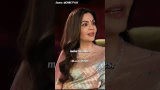 Personal Growth Through Mistakes ✨ | Nita Ambani