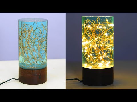 DIY Amazing Night Lamp With Resin