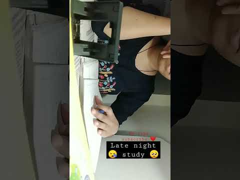 late night 🥱 study📚 #motivation #shortvideo #study
