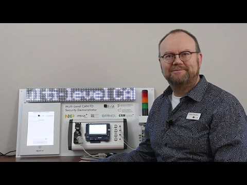 NXP & EmSA & Hochschule Offenburg Multi-Level CAN (FD) Security Demonstrator