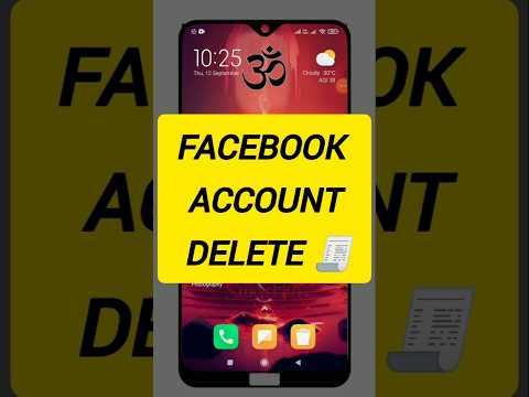 How to Delete Facebook Account Permanently😱🔥🔥 #shorts #subscribe #fbdelete #shortvideo