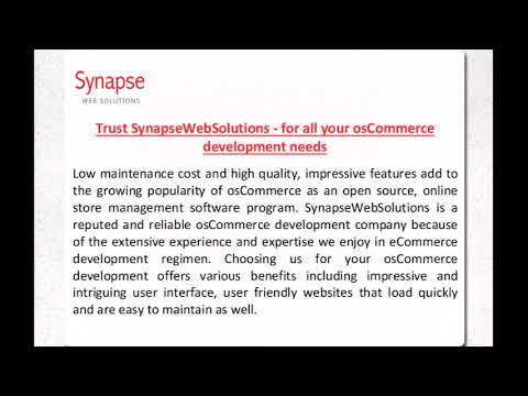 SynapseWebSolutions OsCommerce Development Company