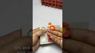 Tried silicone mold flower first time #craftideas #viral #flower #craft #shorts