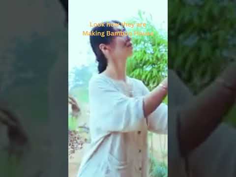 Bamboo House Building Process | Natural & Sustainable Home Idea 🛖 #home  #architecture