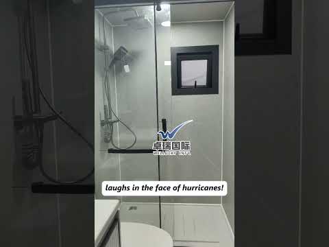 Meet the Weather Warrior 🛡️ A Container Home That Laughs at Storms!  #containerhome #Hurricane-Proof