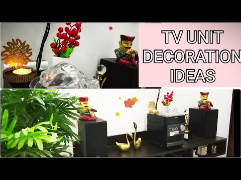 TV Unit Decoration Ideas | Ideas for TV Area Decor | Living Room Decoration Ideas