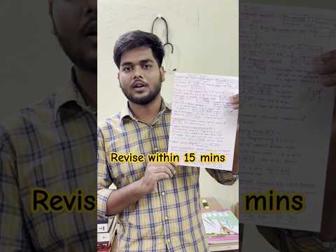 How to revise within 15 minutes-NEET @VIGYANMARG #neet #aspirants #tips #study  #subscribe #shorts