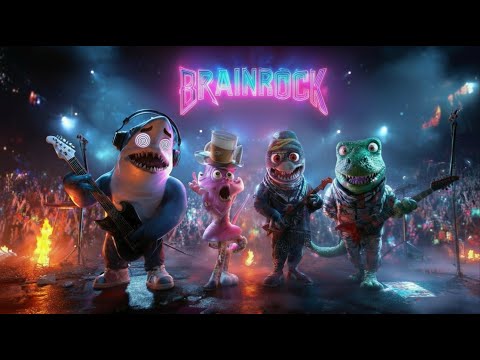 Brainrot Rock – Meme Gang Chaos (Official Music Video) | AuralMind