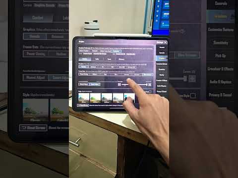 PUBG Graphics Settings on iPad Pro M4 🔥  #ipadpro #ipad #applelaunch #PUBGMobile #iPadProM4