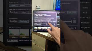 PUBG Graphics Settings on iPad Pro M4 🔥  #ipadpro #ipad #applelaunch #PUBGMobile #iPadProM4