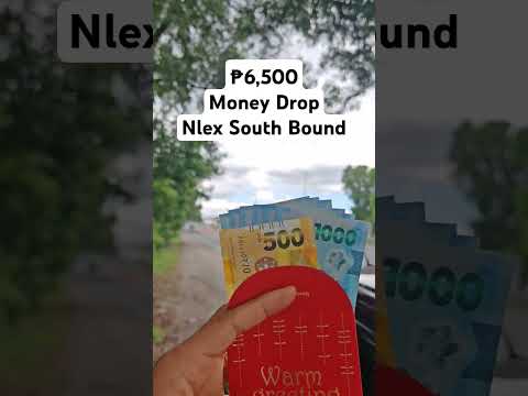 ₱6,500 MoneyDrop Nlex South Bound Goodluck sa makakakuha mga Angkol! #moneydrop #moneydropchallenge