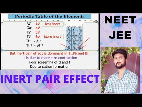 Inert Pair Effect | p-block Chemistry | NEET, AIIMS | IIT Jee Mains & Advance, BITSAT