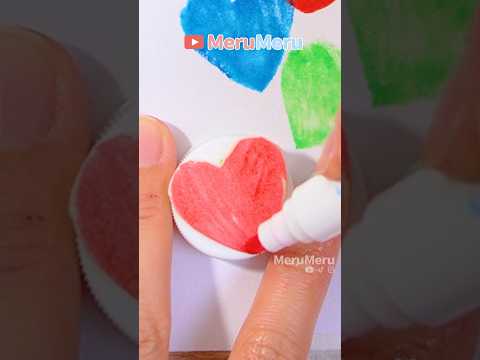 💖DIY Foam Stamp Making Tutorial #art #diy #shortvideo #satisfying  #tutorial  #shorts #painting