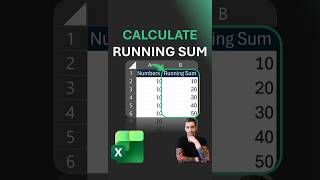 Excel Shorts - Calculate Running Sum in Spreadsheets | Two Easy Methods