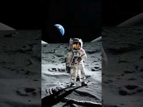 Neil Armstrong's First Steps on the Moon #shorts  #firststepsonthemoon #neilarmstrong