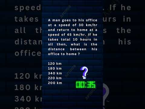 2-Time, Speed & Distance