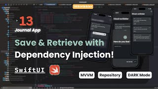 Journal App Part 13 | Save & Retrieve with Dependency Injection and Repositories