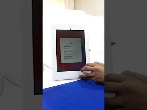 Desktop Swivel POS Kiosk secure for Ipad Samsung Lenovo 7" - 12.9" tablets by Precision Metal Work