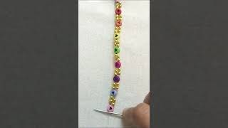 Quick DIY: Heart-themed Bracelet with Gold Beads | Less Than 1 Minute!