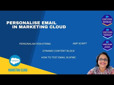 SFMC How to personalize email || How to test email