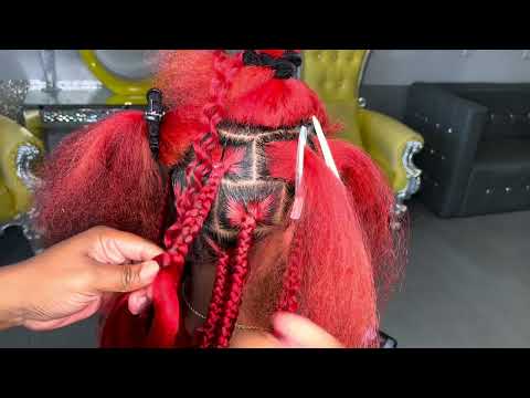 HOW TO: 15 MINUTE | BOHO KNOTLESS BRAIDS | HAIRSTYLES | BRAIDS BY ANTOINETTE