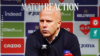 Arne Slot Reacts To Brentford 3-2 Liverpool | Premier League