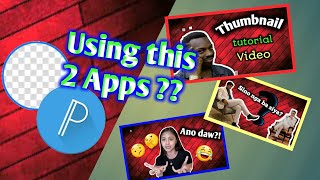 How to make thumbnail || Android device || tagalog