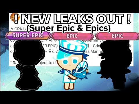 Peppermint cookie and two new other cookies might be coming SOON?! | NEW LEAKS - Cookie Run: Kingdom