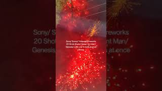 Sony/ Sonny/ Vinayaga Fireworks 20 shots 4 at once 5 times, Pixels/Ant Man/ Genesis/Little Joy/Mass