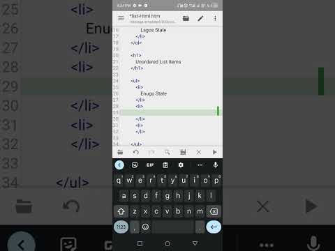 HTML BASIC CLASS | List Tag (Part 1)