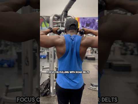 How to Properly Face Pull for Growth #fitnesstips #shoulder #workout