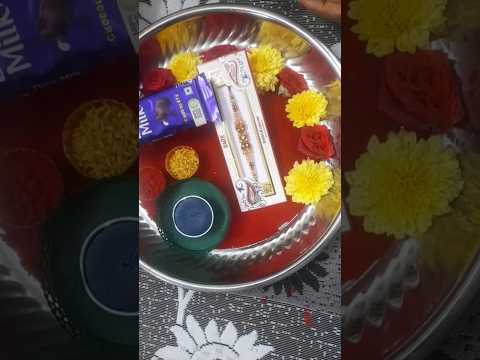 RakshabandhanPlate|#sparklewithshorts|#fillthetummy|#decor|#viral|#art|#platedecor|#ytshorts|#rakhi