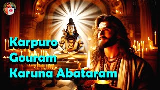 Karpur Gauram Karunavtaram 🔥 Har Har Mahadev | Most Powerful Shiv Stotra 🙏
