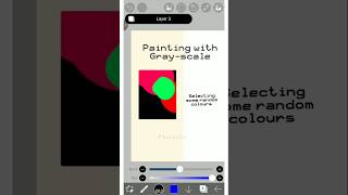Painting with Gray-scale!!#ytshorts #shortsfeed #shorts #grayscale #ibispaintx #art