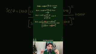 Let’s PROVE this trig identity together! #trigonometry #precalculus #mathchallenge #mathematics