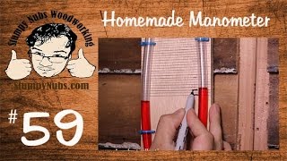 SNW59- Make a manometer to measure your dust collection filter efficiency and airflow
