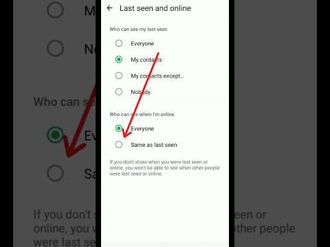 whatsapp par online hote huye bhi offline dikhe || hide your last seen #shorts #whatsapp #video