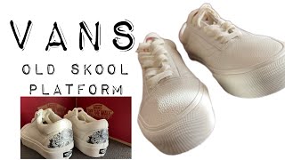 VANS POP CULTURE | VANS OLD SKOOL PLATFORM | Marshmallow Black