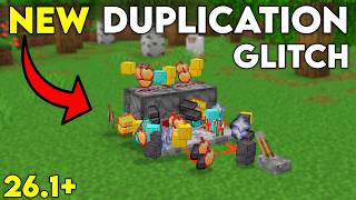 NEW! Infinite Item Duplication Glitch Minecraft Bedrock v26.10+! (Easy Survival)