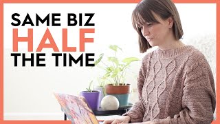 How I Time Block My Business to 20 Hr/Wk (and Work Smarter, Not Harder!)