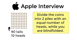 Can You Solve Apple's Split The Coins Riddle?