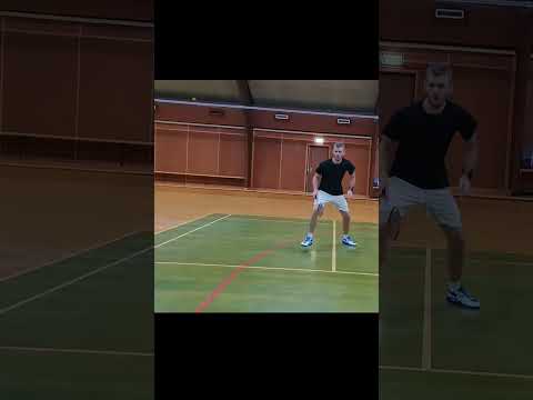 What is the difference here? Badminton Footwork