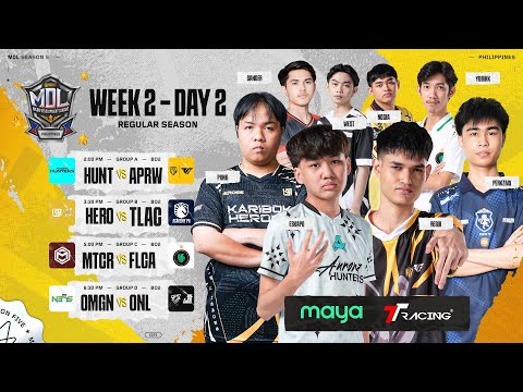 🔴 LIVE | MDL PH S5 | FILIPINO - Week 2 Day 2