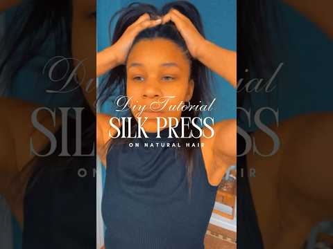 Finally a silk press that actually lasts #silkpressonnaturalhair #silkpress #4chairstyles  #4chair