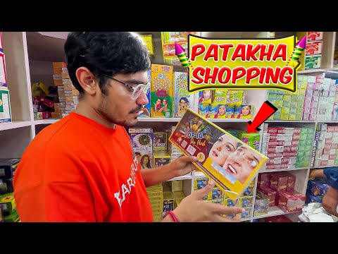 Diwali Stash Patakha Shopping🔥| बहुत सारे पटाखे खरीद लिए
