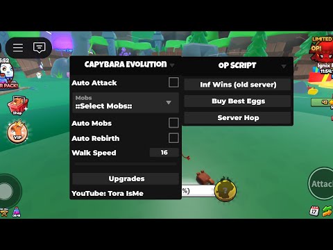 [BEST] Capybara Evolution script KEYLESS          (pc/mobile) (Discord in comments)