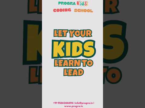 Let your kids learn to lead #shorts #codingforkids #education #kidscoding #parenting #parents